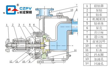 高效節能自吸泵結構圖
